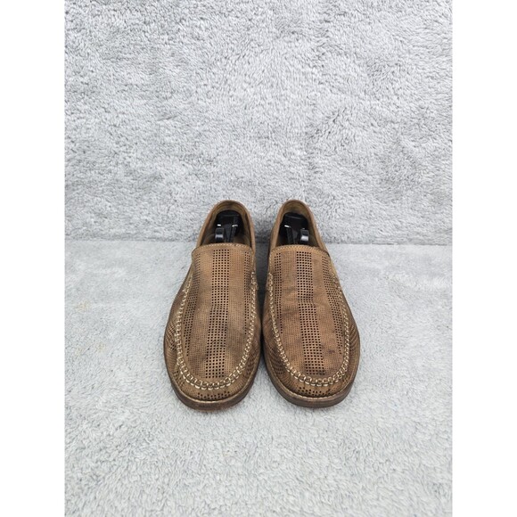 Tommy Bahama Shoes Mens Size 9 Felton Loafer Perforated Tan Leather Resort main image 8
